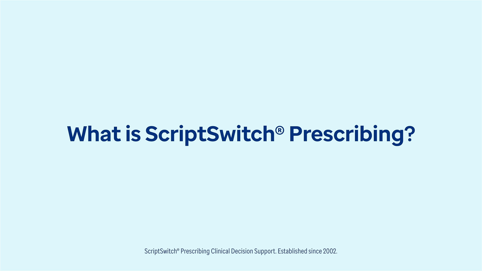 What is Scriptswitch Prescribing?